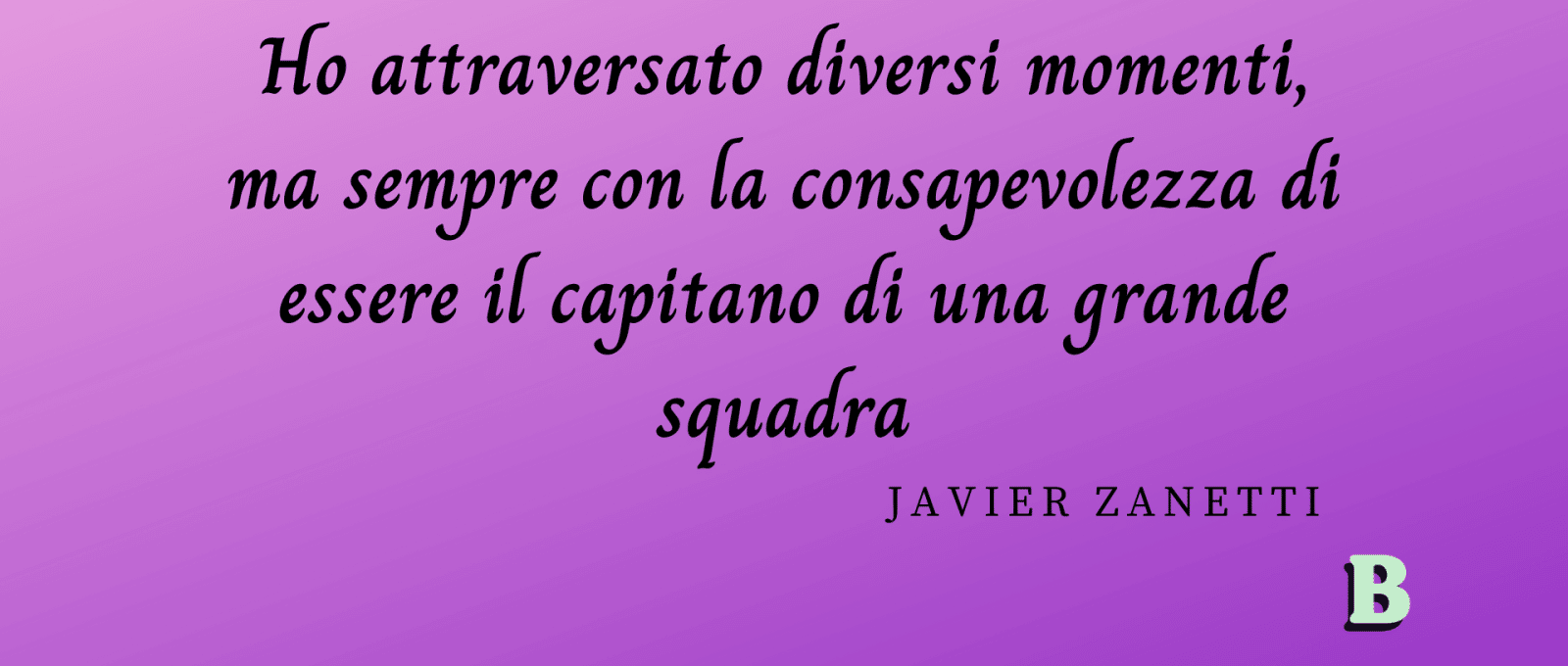 frasi Javier Zanetti